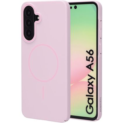 Mobiparts Slim Line Samsung Galaxy A56 MagSafe Hardcase Backcover - Blush Pink