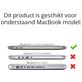 Mobigear Shockproof MacBook Pro 13 Zoll (2016-2023) Hardcase Hülle MacBook Case - Braun - Model A1706 / A1708 / A1989 / A2159 / A2289 / A2251 / A2338