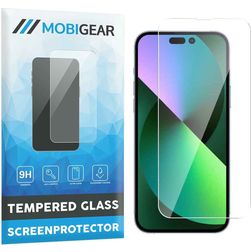 Mobigear iPhone 14 Pro Panzerglas Gehärtetes Glas Displayschutz - Hüllenfreundlich