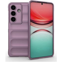 Mobigear Bumpy Samsung Galaxy S26 Hülle Flexibles TPU Backcover - Lila