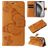 Mobigear Butterfly iPhone 16 Pro Max Klapphülle Portemonnaie - Cognac