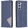 Mobigear Rhombus Slim Samsung Galaxy S24 Hülle Klapphülle - Blau
