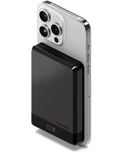 Cygnett MagSlim Single USB-C Powerbank 10.000 mAh 15W - MagSafe Kompatibel - Schwarz