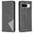 Mobigear Rhombus Slim Google Pixel 8 Hülle Klapphülle - Schwarz