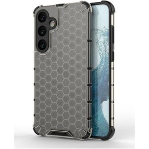 Mobigear Honeycomb Samsung Galaxy S24 Plus Hülle Hardcase Backcover Stoßfest - Schwarz