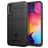 Mobigear Rugged Shield Samsung Galaxy A50 Hülle Flexibles TPU Backcover Stoßfest - Schwarz