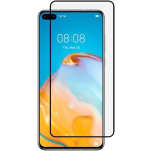 Mobigear Premium Huawei P40 Panzerglas Gehärtetes Glas Displayschutz - Hüllenfreundlich - Schwarz