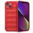 Mobigear Bumpy iPhone 14 Hülle Flexibles TPU Backcover - Rot
