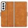 Mobigear Slim Magnet Samsung Galaxy S22 Hülle Klapphülle Geldbörse - Cognac