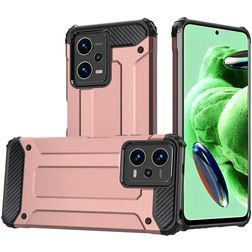 Mobigear Outdoor POCO X5 Hülle Hardcase Backcover Stoßfest - Roségold