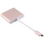 Mobigear USB-C auf HDMI / USB-A / USB-C Hub - Gold