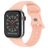 Mobigear Sport Dual Silikon Apple Watch Armband Drückerschließe - 49/46/45/44 mm - Lachsrosa