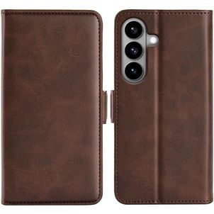 Mobigear Slim Magnet Samsung Galaxy S26 Hülle Klapphülle Geldbörse - Braun