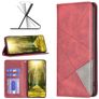 Mobigear Rhombus Slim Google Pixel 7 Hülle Klapphülle - Rot