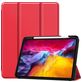 Mobigear Tri-Fold Gel iPad Pro 11 Zoll (2022) Hülle Klapphülle + Stifthalter - Rot