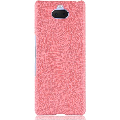 Mobigear Croco Sony Xperia 10 Plus Hülle Hardcase Backcover - Pink