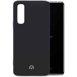 Mobilize Rubber Gelly Sony Xperia 1 III Hülle Flexibles TPU Backcover - Matt Black