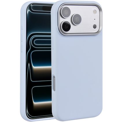 Valenta Silk iPhone 18 Pro Silikon MagSafe Backcover Shockproof - Blau