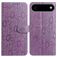 Mobigear Flowers iPhone Air Hülle Klapphülle Geldbörse - Lila