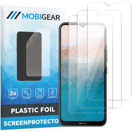 Mobigear Nokia C21 Plus Displayschutz Schutzfolie - Hüllenfreundlich (3er Pack)