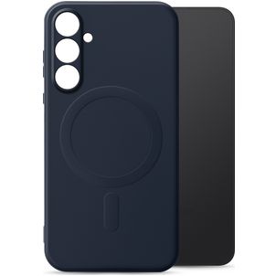 My Style Protective Flex Samsung Galaxy S25 MagSafe Hülle Flexibles TPU Backcover - Marineblau