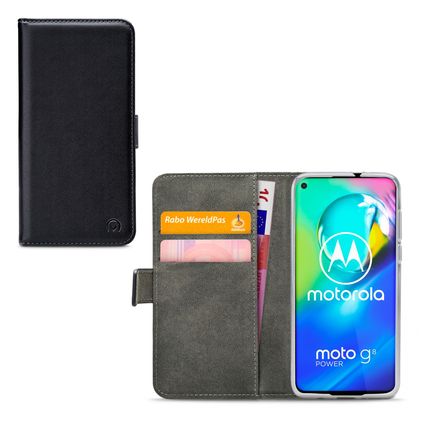Mobilize Classic Gelly Wallet Motorola Moto G8 Power Hülle Klapphülle Geldbörse - Schwarz