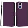 Mobigear Urban Wallet Motorola Moto E14 Hülle Klapphülle Geldbörse - Lila
