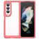 Mobigear Crystal Samsung Galaxy Z Fold 4 Hülle Hardcase Backcover - Transparent / Rot
