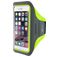 Mobiparts Comfort Fit Handyhalterung Joggen iPhone 7 Sporthülle Neopren Sportarmband - Neon Green