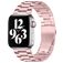Mobigear Antwerp Edelstahl Apple Watch Armband Faltschließe - 49/46/45/44 mm - Pink