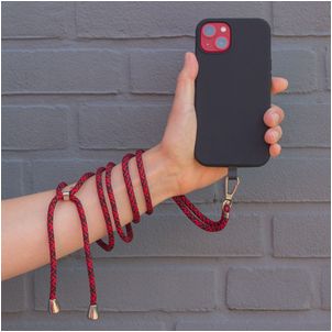 Mobigear Nylon Lanyard Universal-Handykette einstellbar - Grün