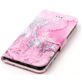 Mobigear Marble iPhone SE (2020) Hülle Klapphülle Geldbörse - Pink