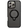 Valenta Frost iPhone 16 Pro Max MagSafe Hülle Hardcase Backcover - Schwarz