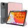 Mutural Tri-Fold Tough iPad Pro 11 Zoll (2022) Hülle Klapphülle + Stifthalter - Schwarz / Roségold