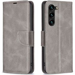 Mobigear Excellent Samsung Galaxy S25 Plus Hülle Klapphülle Geldbörse - Grau