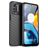 Mobigear Groove Motorola Moto E32s Hülle Flexibles TPU Backcover - Schwarz