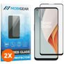 Mobigear Premium OnePlus Nord N100 Panzerglas Gehärtetes Glas Displayschutz - Hüllenfreundlich - Schwarz (2er Pack)
