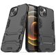 Mobigear Armor Stand iPhone 13 Hülle Hardcase Backcover Stoßfest mit Ständer - Schwarz