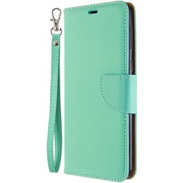 Mobigear Litchi Luxury Wallet Book Case Green Samsung Galaxy A21