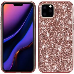 Mobigear Shockproof Glitter Powder TPU Case Rose Gold Apple iPhone 11 Pro