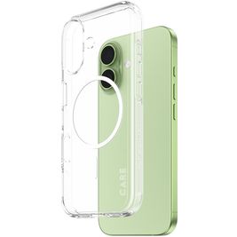 CARE by PanzerGlass Flagship iPhone 17 MagSafe Hülle Hardcase Backcover - Transparent / Weiß