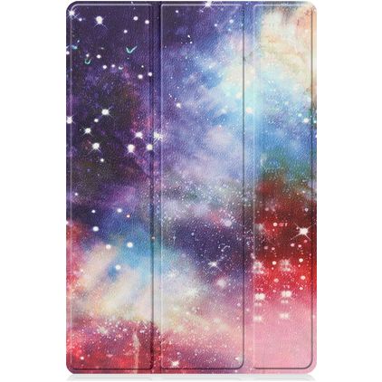 Mobigear Tri-Fold Samsung Galaxy Tab A8 10.5 (2021) Hülle Klapphülle - Milky Way