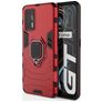 Mobigear Armor Ring Realme GT Hardcase Backcover Shockproof mit Ringhalter - Rot