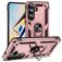 Mobigear Armor ring Samsung Galaxy S26 Hülle Hardcase Backcover Stoßfest mit Ringhalter - Roségold