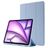 Mobigear Tri-Fold Gel iPad Air 13 Zoll (2024) TPU / Kunstleder Backcover + Stylus-Halter + Ständer - Blau