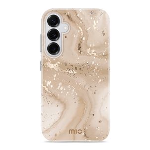 MIO Samsung Galaxy S25 Plus MagSafe Hülle Hardcase Backcover - Gold Marble