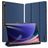 Mobigear Domo Samsung Galaxy Tab S10 Ultra Hülle Klapphülle + Stifthalter - Blau