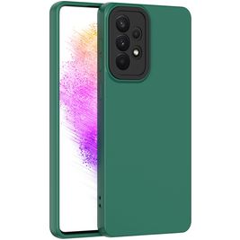 Mobigear Colors Samsung Galaxy A73 Hülle Flexibles TPU Backcover - Grün