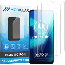 Mobigear Motorola Moto G8 Displayschutz Schutzfolie - Hüllenfreundlich (3er Pack)