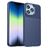 Mobigear Groove iPhone 14 Pro Max Hülle Flexibles TPU Backcover - Blau